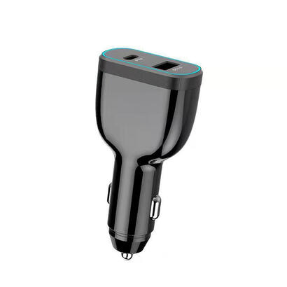 coreparts-usb-c-car-charger-negro-interior