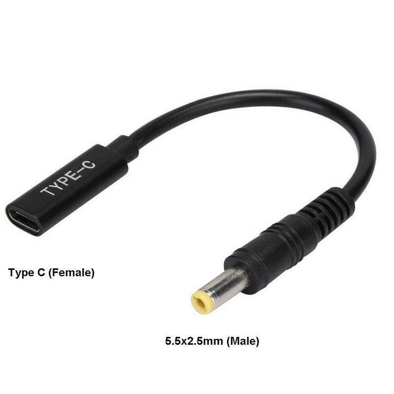 coreparts-mbxusbc-co0005-cambiador-de-genero-para-cable-usb-c-5525mm-negro