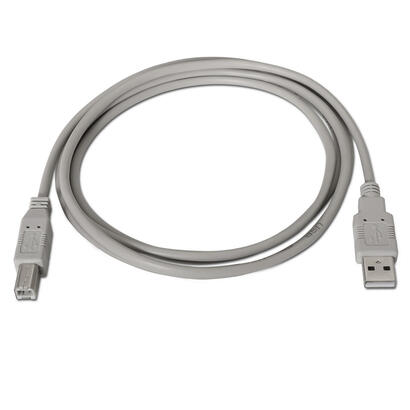 aisens-cable-usb-20-impresora-tipo-a-macho-a-tipo-b-macho-3m-beige