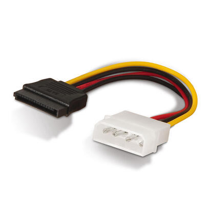 aisens-cable-sata-alimentacion-molex-4pinm-sata-hembra-16cm-100-cobre-negro