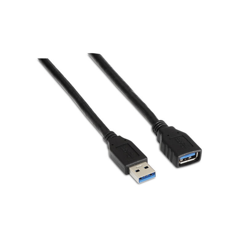 aisens-cable-extension-usb-30-tipo-a-macho-a-a-hembra-1m-negro