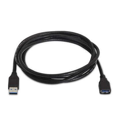 aisens-cable-extension-usb-30-tipo-a-macho-a-a-hembra-1m-negro
