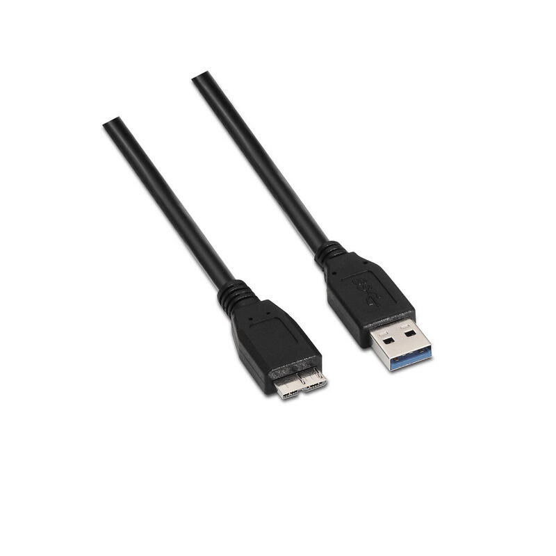 aisens-cable-usb-30-tipo-a-macho-a-micro-b-macho-2m-negro