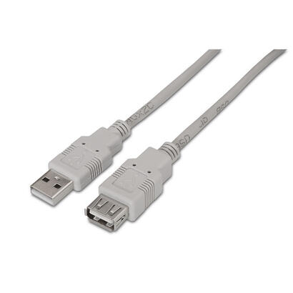aisens-cable-extension-usb-20-tipo-a-macho-a-hembra-3m-beige