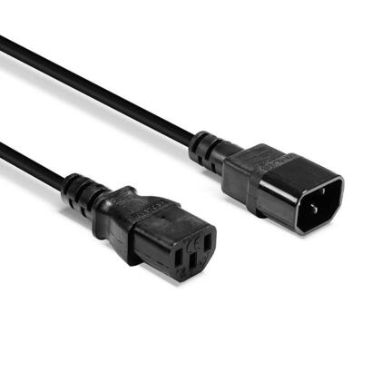 lindy-30320-cable-de-transmision-negro-05-m-c14-acoplador-c13-acoplador