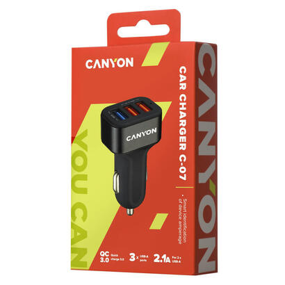 canyon-cne-cca07b-cargador-de-dispositivo-movil-negro-auto