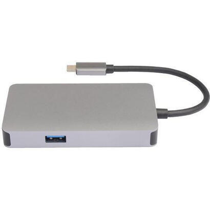 microconnect-usb31ccom14-base-para-portatil-y-replicador-de-puertos-alambrico-usb-32-gen-1-31-gen-1-type-c-gris