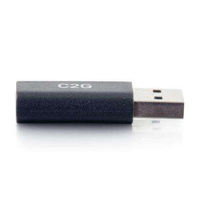 c2g-usb-c-to-usb-adapter-superspeed-usb-adapter-5gbps-fm-adaptador-usb-usb-c-h-reversible-a-usb-tipo-a-m-usb-30-moldeado-negro