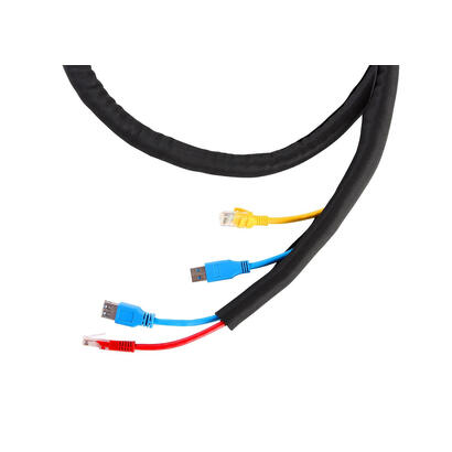 vivolink-vlsc3825000b-organizador-de-cables-malla-trenzada-expandible-para-cables-negro-1-piezas