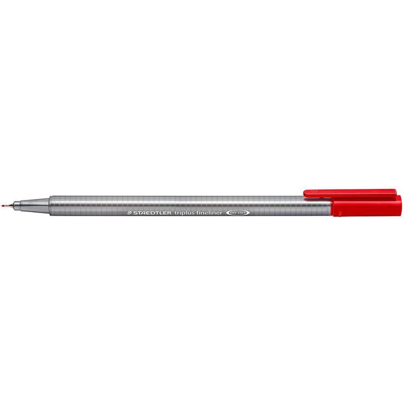 pack-de-10-unidades-staedtler-triplus-fineliner-334-rotulador-de-punta-fina-trazo-de-03mm-tinta-base-de-agua-color-rojo