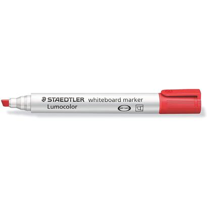 pack-de-10-unidades-staedtler-lumocolor-351-marcador-para-pizarra-blanca-punta-biselada-2-5mm-aprox-secado-rapido-color-rojo