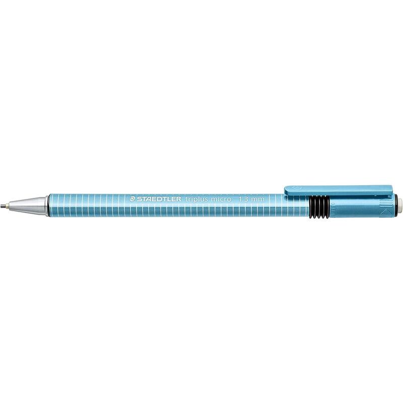 pack-de-10-unidades-staedtler-triplus-micro-774-portaminas-ancho-de-linea-13mm-punta-retractil-diseno-ergonomico-color-azul-clar