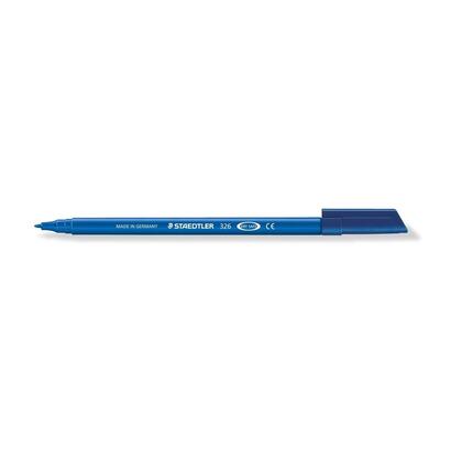 pack-de-10-unidades-staedtler-noris-326-rotulador-de-punta-fina-trazo-1mm-aprox-tina-base-de-agua-color-azul