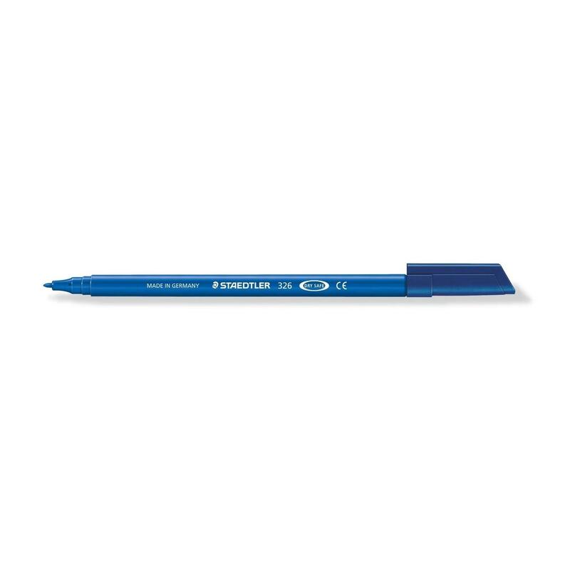 pack-de-10-unidades-staedtler-noris-326-rotulador-de-punta-fina-trazo-1mm-aprox-tina-base-de-agua-color-azul