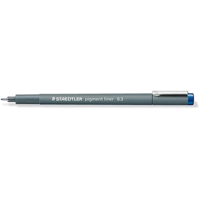 pack-de-10-unidades-staedtler-pigment-liner-308-rotulador-calibrado-trazo-03mm-secado-rapido-color-azul