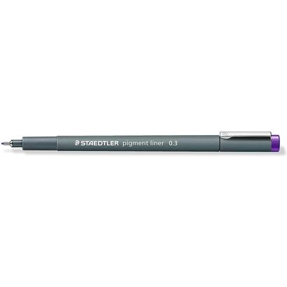 pack-de-10-unidades-staedtler-pigment-liner-308-rotulador-calibrado-trazo-03mm-secado-rapido-color-violeta