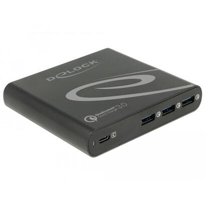 delock-cargador-usb-1-x-usb-tipo-c-pd-85-w-3-x-usb-tipo-a