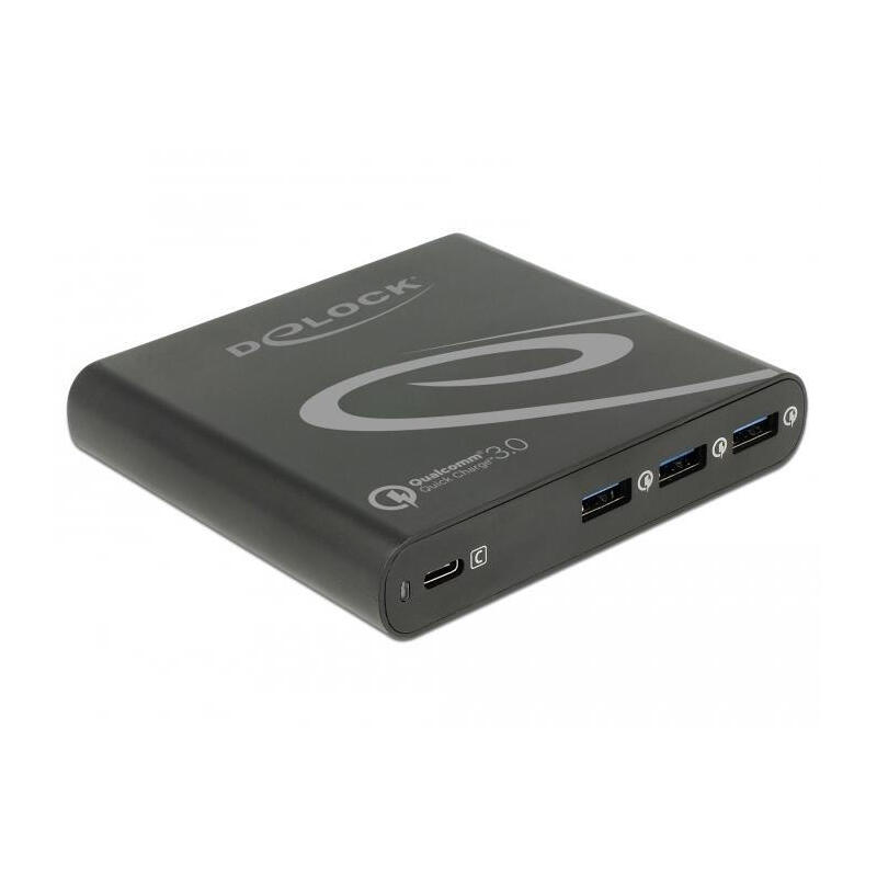 delock-cargador-usb-1-x-usb-tipo-c-pd-85-w-3-x-usb-tipo-a