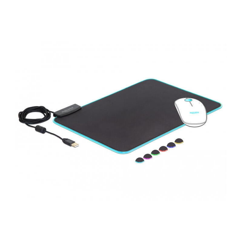 delock-12554-alfombrilla-con-iluminacion-rgb-usb-350-x-260-x-3mm