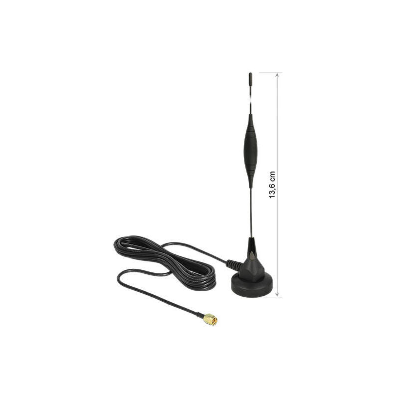 delock-antena-gsm-umts-sma-5-dbi-omni-starr-negro-magn-3-m