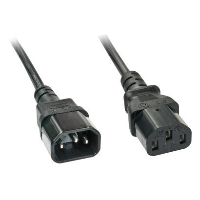 lindy-30332-cable-de-alimentacion-negro-3-m-c13-acoplador-c14-acoplador