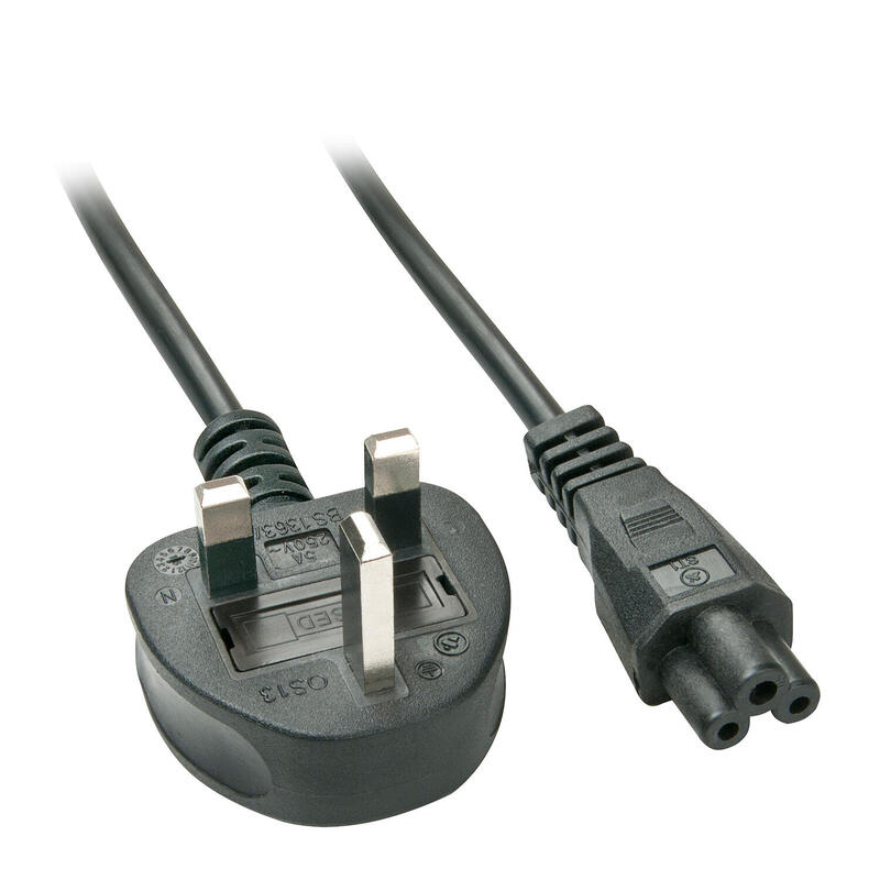 lindy-30409-cable-alimentacion-2-m-c5-negro-reino-unido-uk