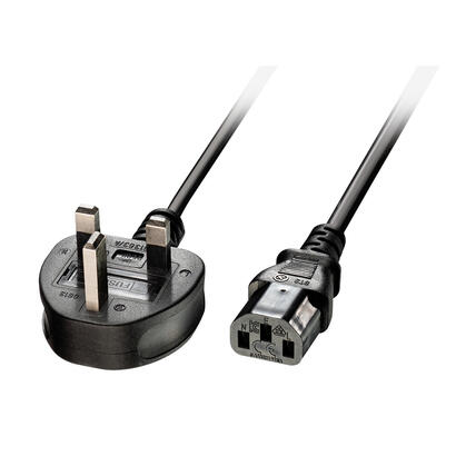 lindy-30433-cable-de-alimentacion-uk-a-iec-c13-2m-reino-unido