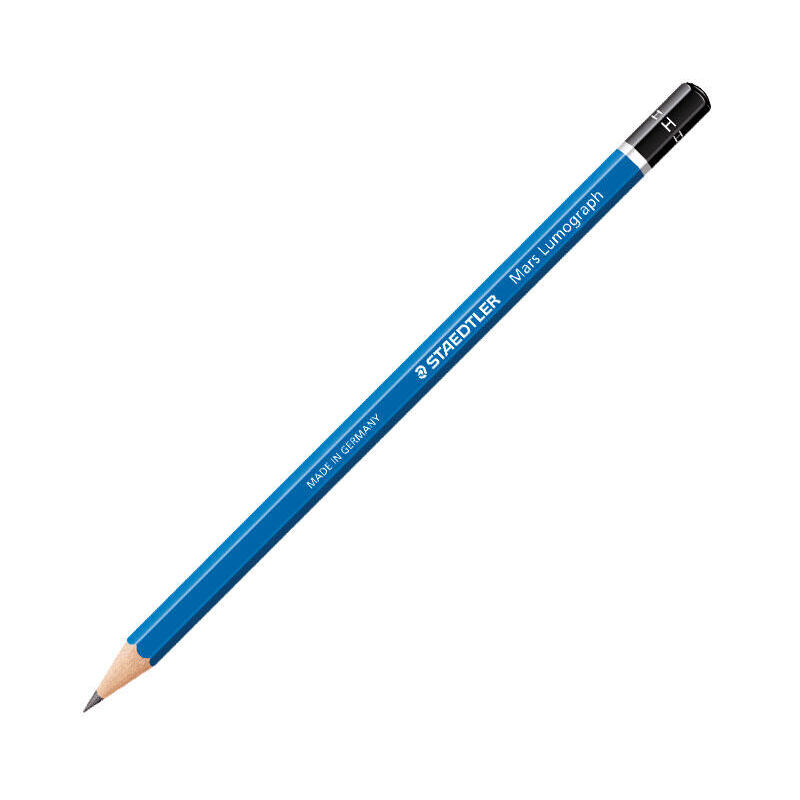 pack-de-12-unidades-staedtler-mars-lumograph-100-lapiz-de-grafito-hexagonal-mina-h-ultrarresistente-de-2mm-madera-de-bosques-sos