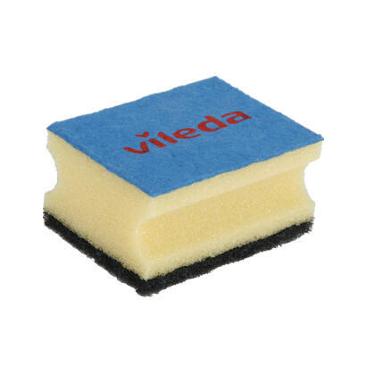 vileda-139787-esponja-rectangular-fibra-negro-azul-amarillo-3-piezas