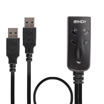lindy-32165-interruptor-kvm-negro