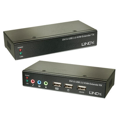 lindy-cat5-kvm-extender-classic-dvi-usb-audio-50m