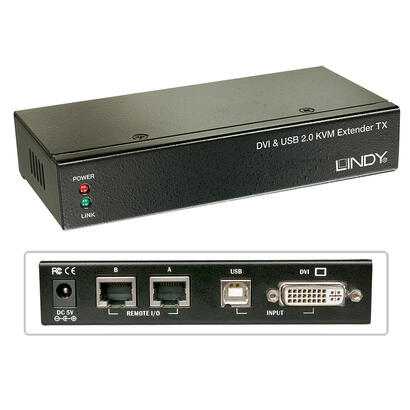 lindy-cat5-kvm-extender-classic-dvi-usb-audio-50m