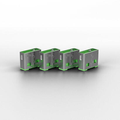 lindy-40461-bloqueador-de-puerto-usb-tipo-a-verde-10-piezas
