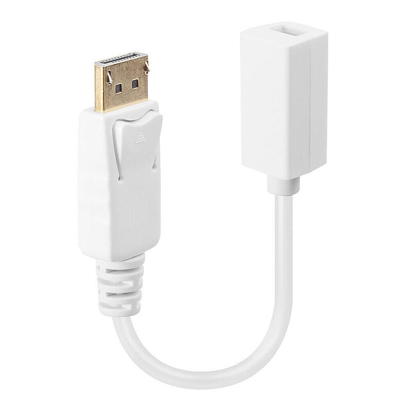 lindy-41060-adaptador-015-m-displayport-mini-displayport-blanco