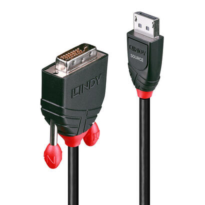 lindy-41491-cable-2-m-displayport-dvi-negro
