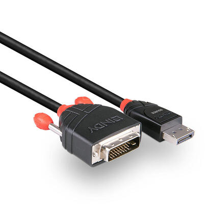 lindy-41491-cable-2-m-displayport-dvi-negro