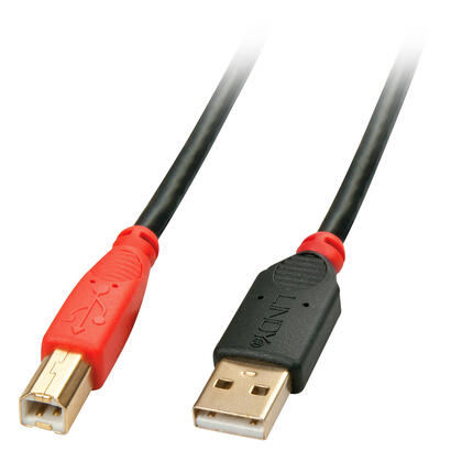 lindy-42762-cable-usb-15-m-usb-20-usb-a-usb-b-activo-negro-rojo