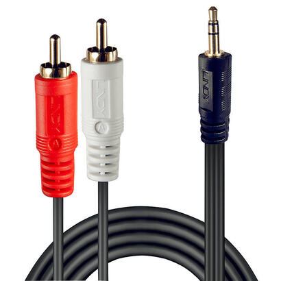 lindy-35680-cable-de-audio-1m-35mm-2-x-rca-negro