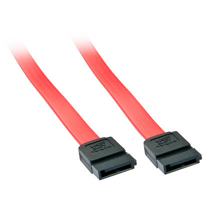 lindy-33324-cable-de-sata-05-m-negro-rojo