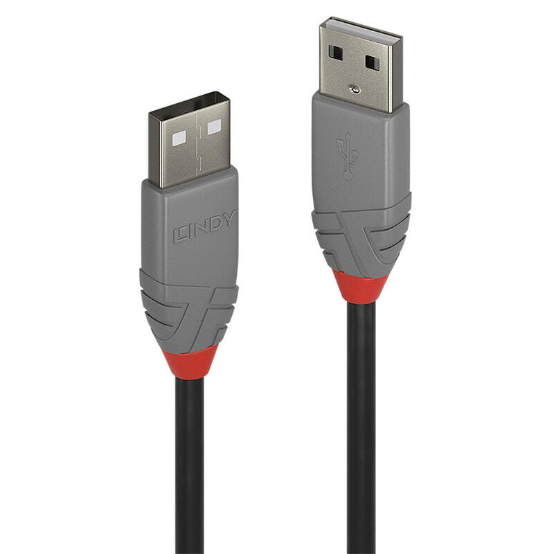 lindy-36694-cable-usb-3-m-usb-20-usb-a-negro-gris