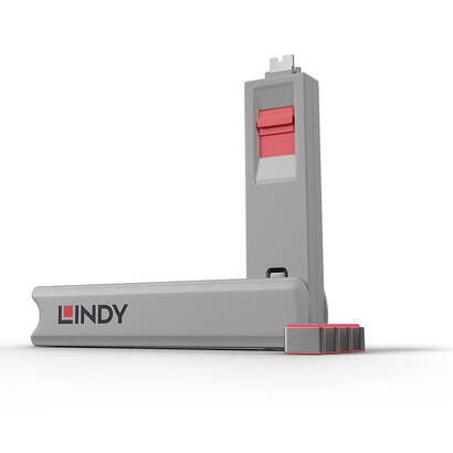 lindy-40425-bloqueador-de-puerto-bloqueador-de-puerto-clave-usb-tipo-c-rosa-5-piezas