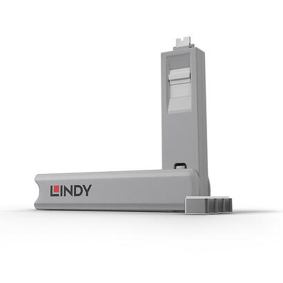 lindy-40427-bloqueador-de-puerto-bloqueador-de-puerto-clave-usb-tipo-c-blanco-5-piezas