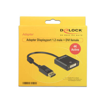delock-adaptador-displayport-12-plug-dvi-245-socket-black-4k-active