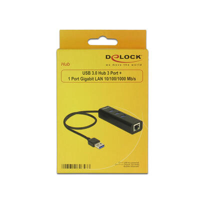 delock-hub-usb-30-3-port-extern-1-x-gigabit-lan-port