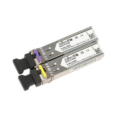 mikrotik-s-4554lc80d-par-de-moacute-dulos-sfp-bidi-s-45lc80d-125g-sm-80km-t1490nmr1550nm-single-lc-connector-s-54lc80d-125g
