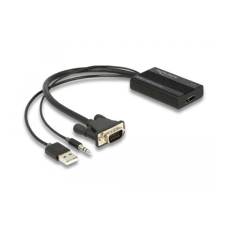 delock-adaptador-hdmi-a-vga-con-audio-25-cm