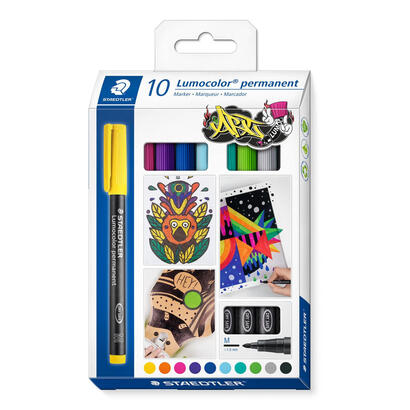 caja-de-rotuladores-permanentes-staedtler-lumocolor-317-m-10mm-10-unidades-colores-surtidos