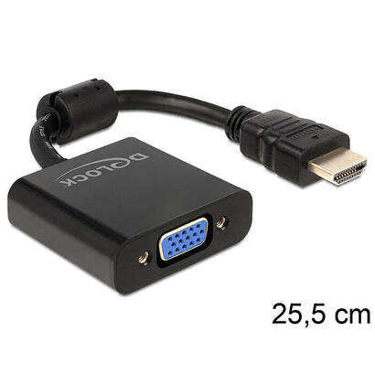 delock-adaptador-hdmi-a-19-pines-macho-a-vga-negro