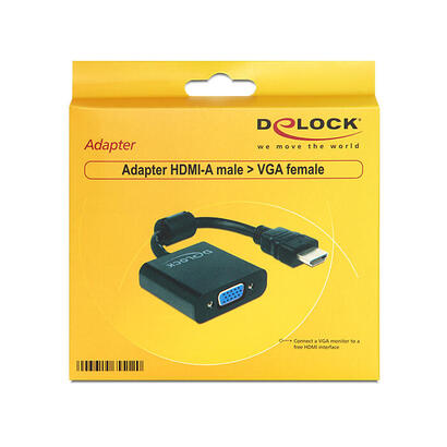 delock-adaptador-hdmi-a-19-pines-macho-a-vga-negro