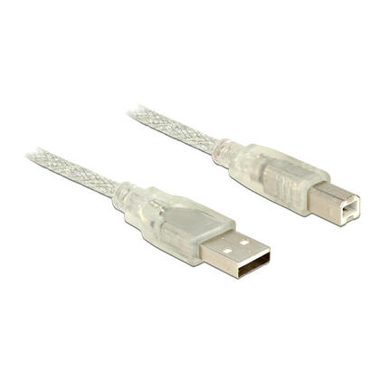 delock-cable-usb-20-tipo-a-macho-usb-20-tipo-b-macho-de-3-m-transparente